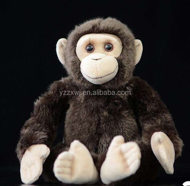 BlackMonkey,campbuddy图片谁最大 plush black moekey gorilla toy/zoo animals custom monkey cheap