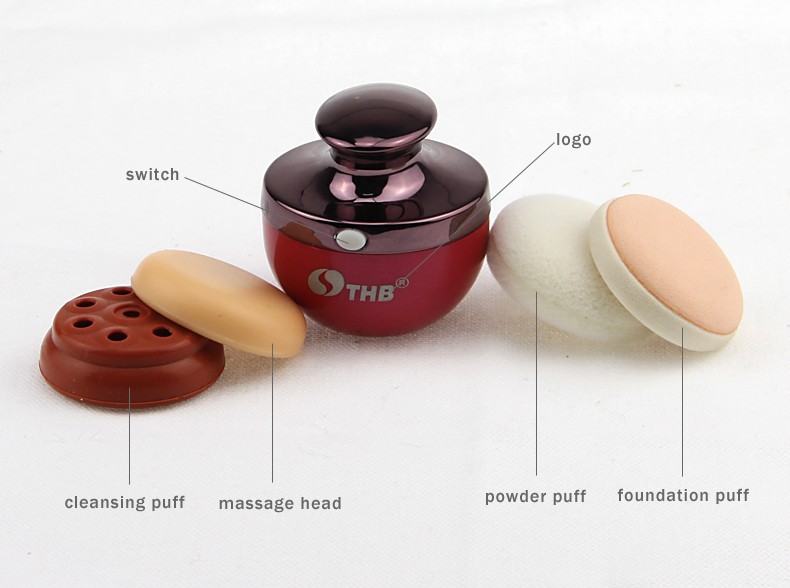2015 apple shape powder puff for dry skin skin care