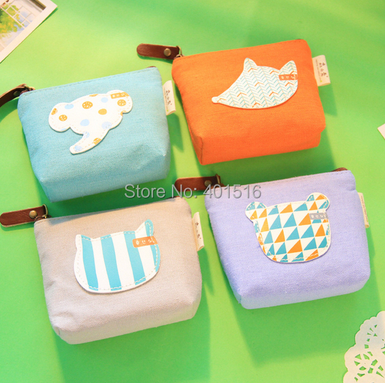 2014 New Korea Style PU Square Cute Forest Rally Purse / Coin Bag /