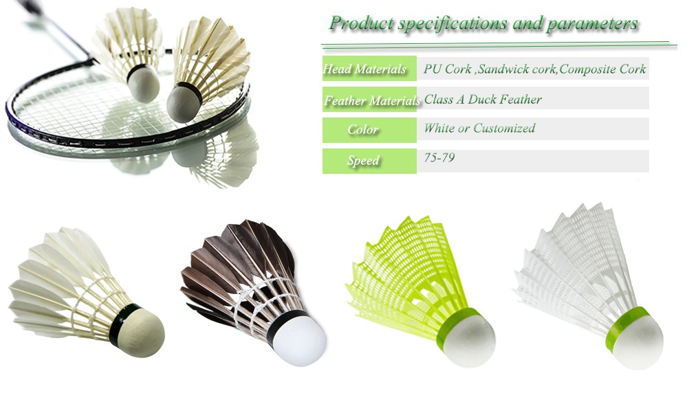 Nylon Shuttlecock Green And White Color With Taiwan Head Buy Nylon