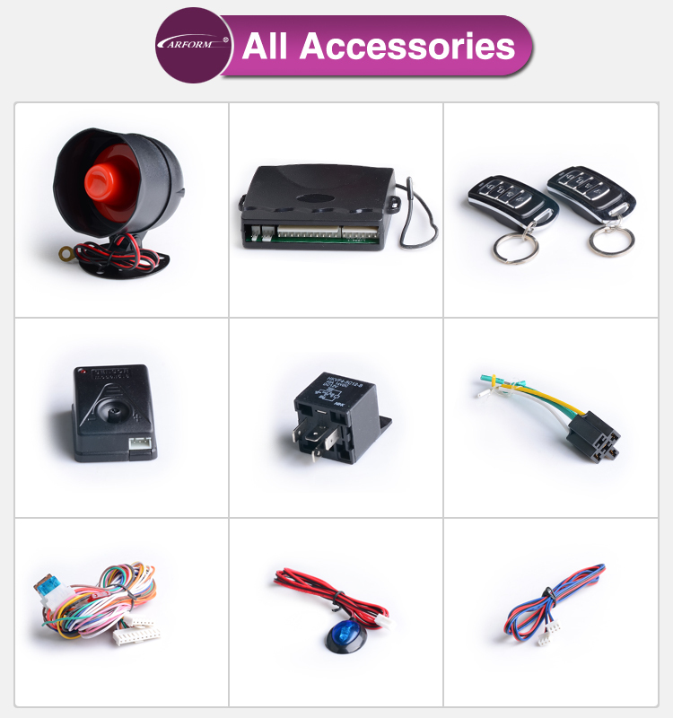 2015 Newest 3 Button Remote Car Alarm Remote Manual With Led Indicator