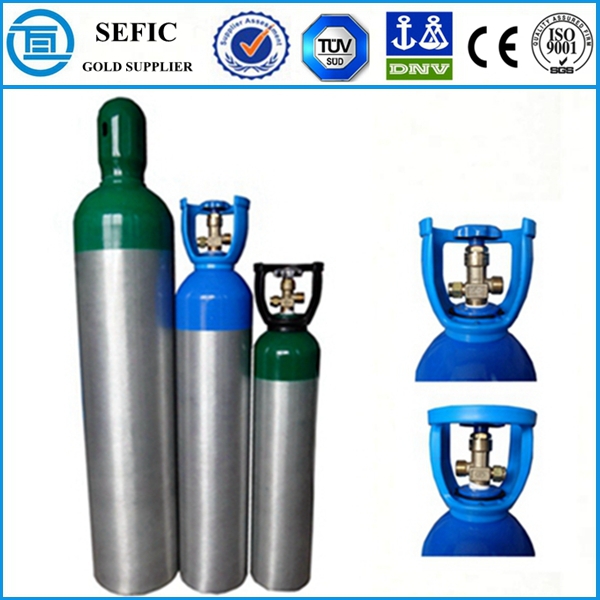 En Iso7866 Portable Aluminum Cylinder Small Compressed Air Cylinder