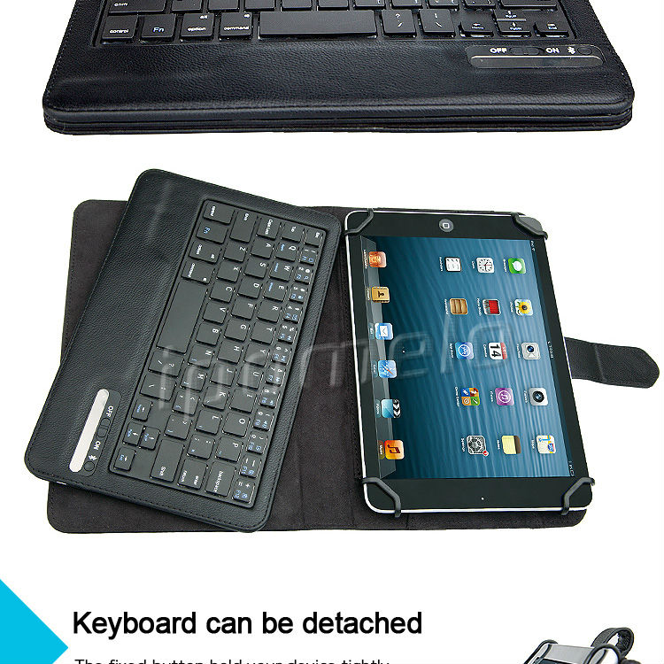 7インチと8インチのタブレット通用なケース Bluetoothキーボード付き スタンド タブレット PU レザーケース仕入れ・メーカー・工場