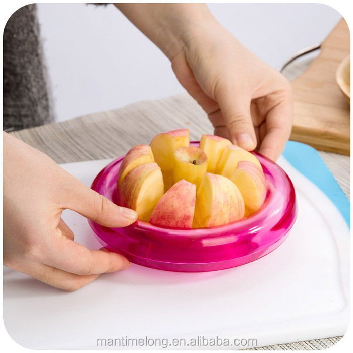 New Kitchen assist apple slicer Cutter Pear Fruit Divider Tool Comfort  Handle for Kitchen Apple Peeler