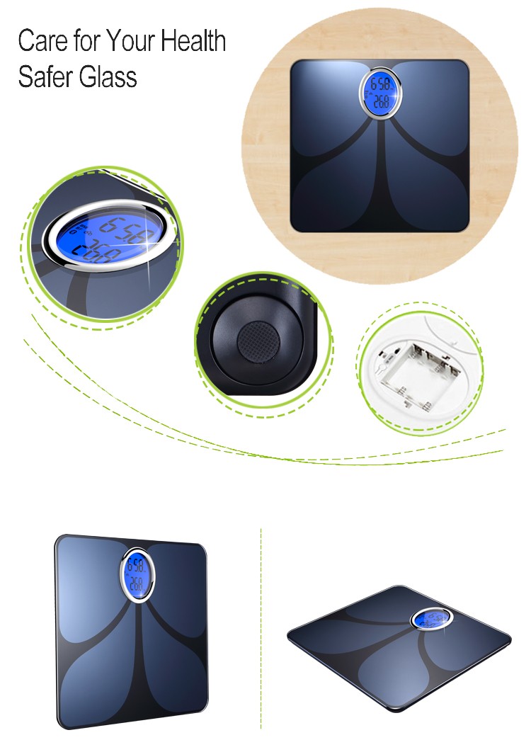 BLUETOOTH SCALE CF366 BLACK