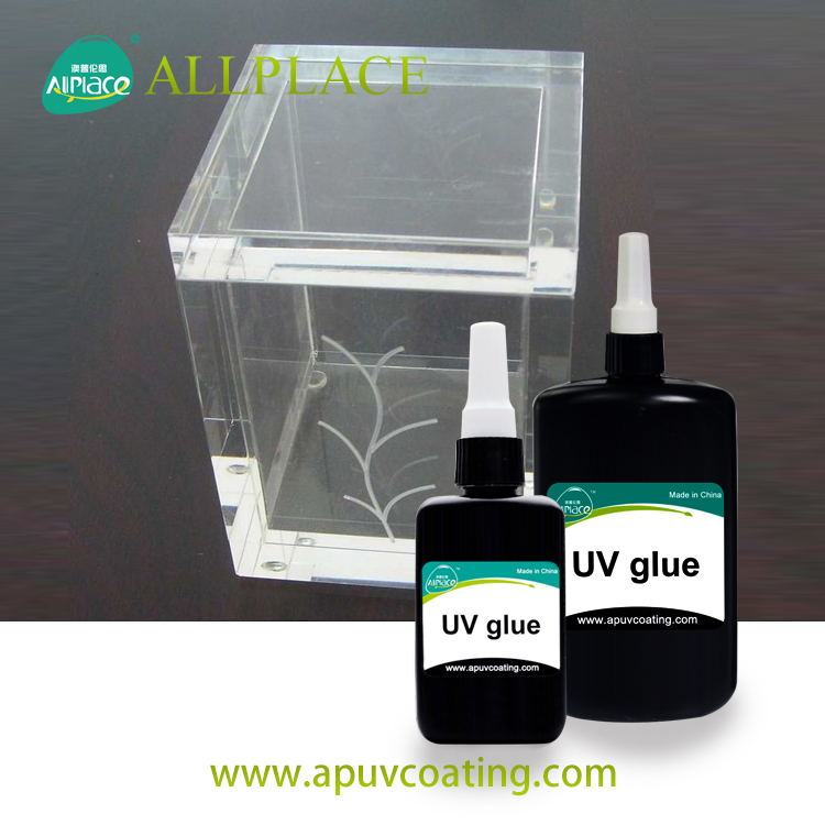 Shadowless UV Cure Adhesives Glue for Glass/Crystal/Acrylic
