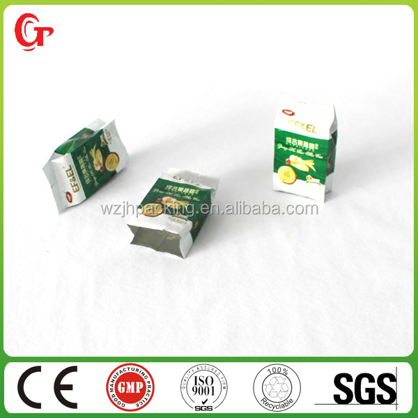 Custom printed bottom gusseted mate tea bags