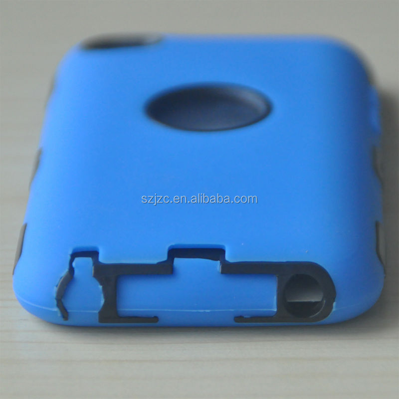Ipodtouch用の4ホルスター、 取り外し可能なsilicon+pc31のホルスター用のハードとipodtouchの4スクリーンプロテクター問屋・仕入れ・卸・卸売り
