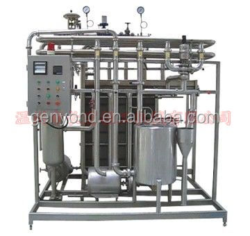 Stainless steel UHT sterilization machine for milk / juice etc