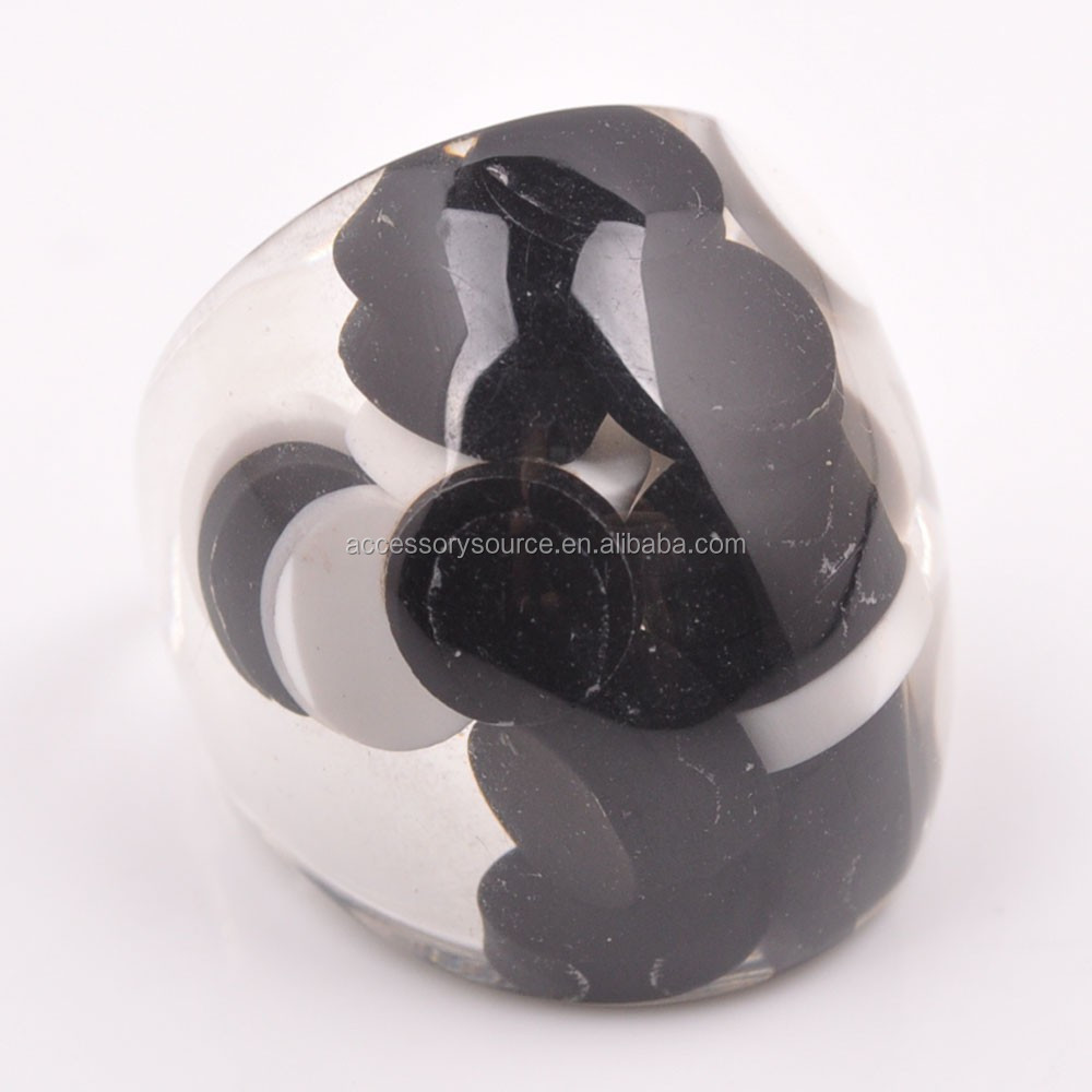 fashion shiny candy colored round tablet pills big resin stone