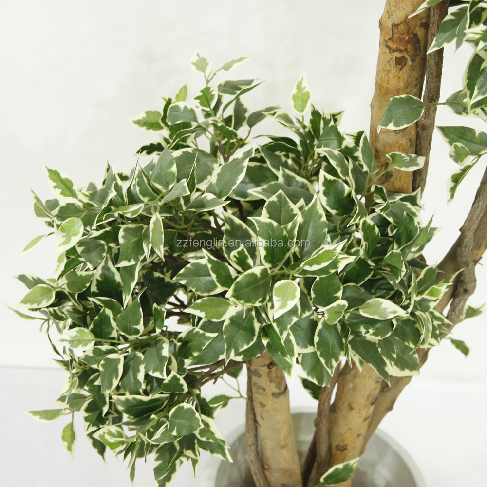 Di alta qualità palla arte topiaria albero di ficus di seta ... Ufficio casa decorazione a