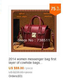 2014 Fashion Printing Shoulder Bag Vintage Women Handbag Luxury Women