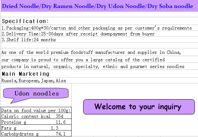instant fresh udon noodles