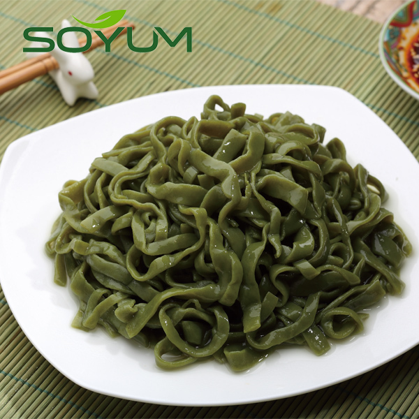 Spinach flavor konjac shirataki lunch meal