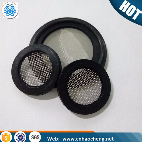 Shower Head Hose Filter Washer Stainless Steel Rubber Washer Filter
