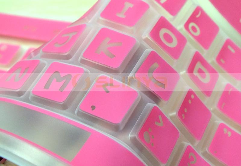 カラフルなエコ- フレンドリーなシリコンキーボードスキンデスクトップコンピュータ用のシリコンキーボードカバー問屋・仕入れ・卸・卸売り
