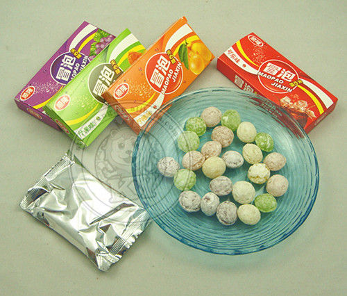 Sour Bubble Hard Candy with Filling
