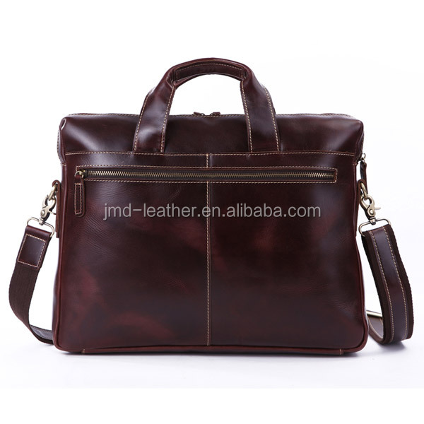 Jia Mei Da Brand Genuine Leather Briefcase Laptop 2014 #7167Q