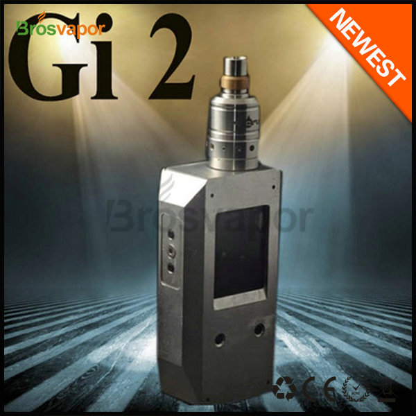 2014 Newest Stainless 100 Watt Gi 2 E Cigarette Mod,High Quality Gi 2 e cig Mod Hot Selling