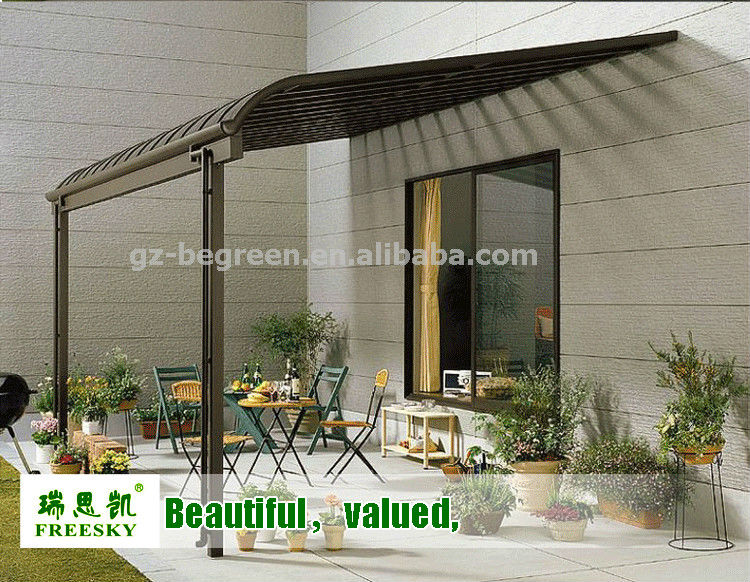 2 5x3 06m Easy Installation Polycarbonate Patio Cover Aluminum