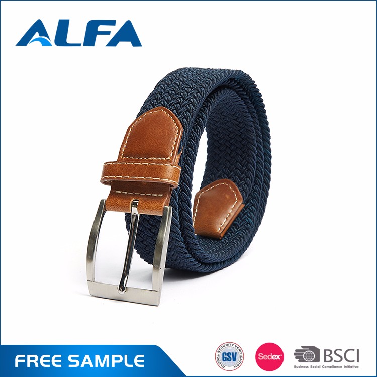 Casual Braided Elastic Stretch Belt