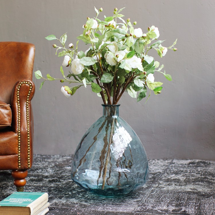 Light Blue Luxury Desktop Acrylic Flower Vase Wholesale Buy Home