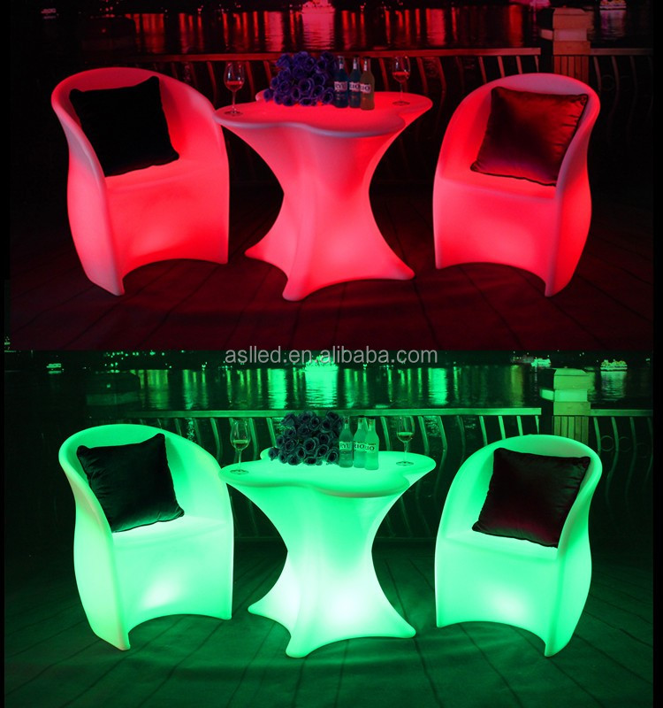 2013熱い販売防水色のledを点滅グローパーティの家具/ledグローバーの家具仕入れ・メーカー・工場