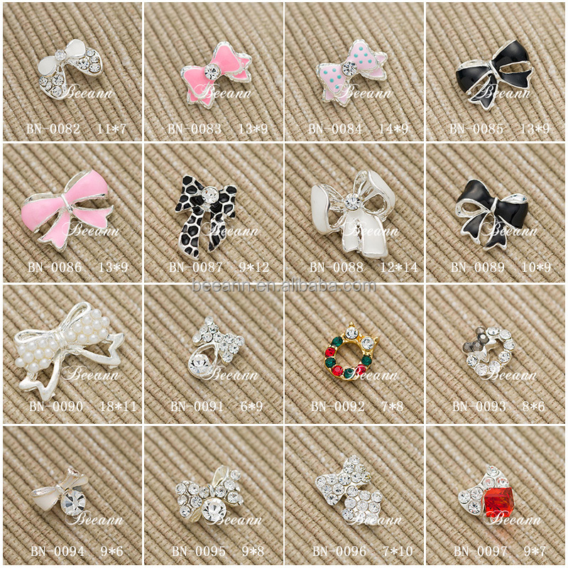 diyネイルhq2014年fashionalの合金の宝石類の卸売3dネイルアート問屋・仕入れ・卸・卸売り