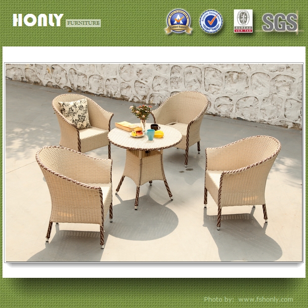 Outdoor garden coffee table sets rattan table and chair