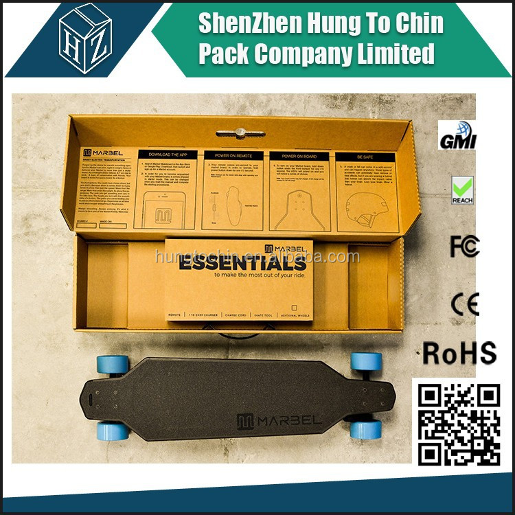 Sport Products Packing Cardboard Packaging Skateboard Shipping Box