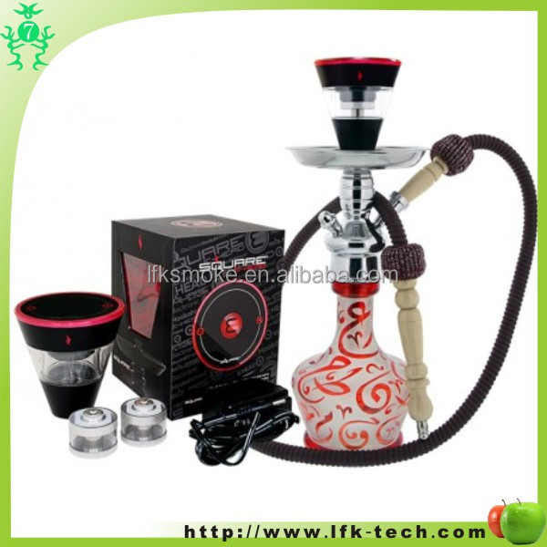 LFK 2014 new products square ehead for shisha E head hookah