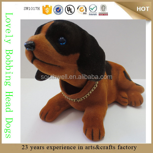 Pvc Material Shaking Head Toy Dog With Moving Head Dog Buy Shaking