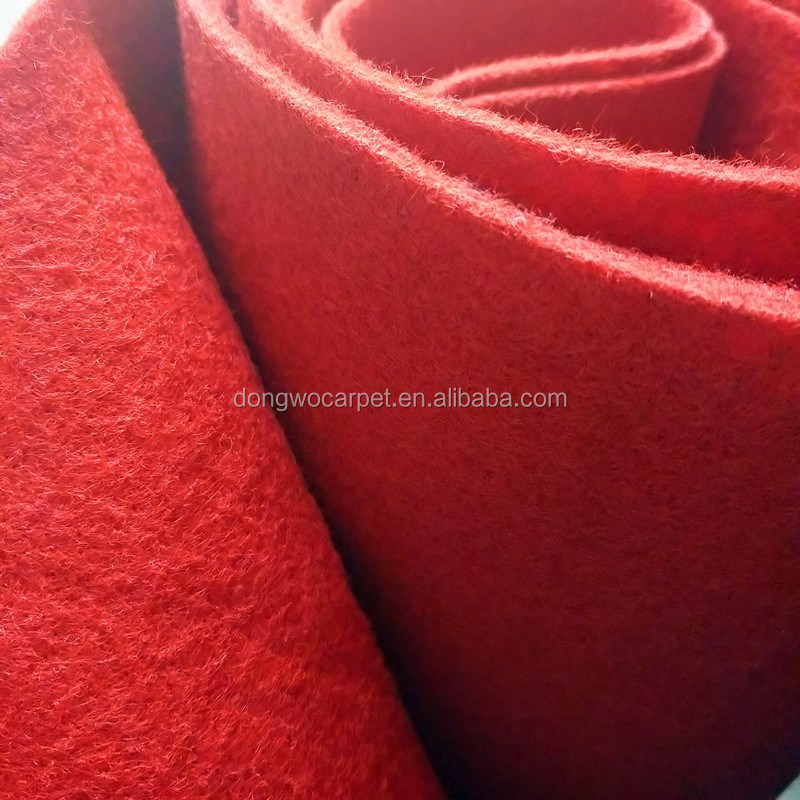 Rolls Of Nonwoven Needle Punched Red Outdoor Carpet Buy Red Carpet