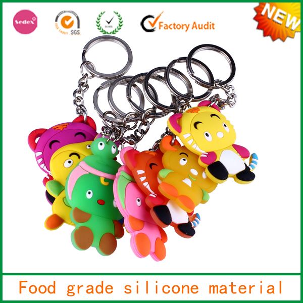 custom neck strap key chain , marshmallow key chain for kids