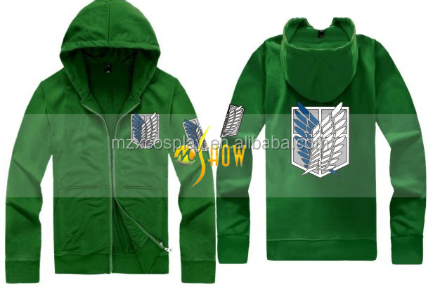 新しい品質のアニメへの攻撃shingekiなしkyojinエレンタイタンイェーガーコスプレ衣装綿フリースロングスリーブパーカージャケットコート問屋・仕入れ・卸・卸売り