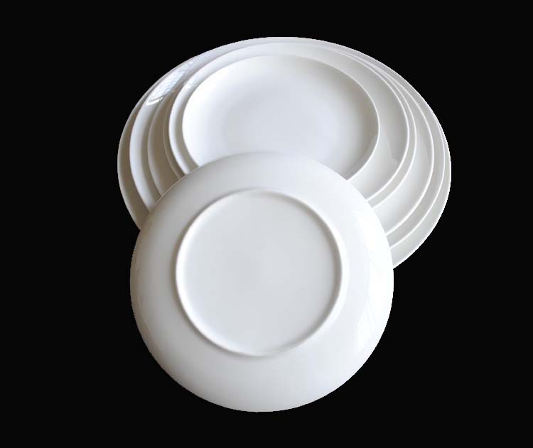 真っ白な磁器のホテルのレストランディナープレート皿jc-w01仕入れ・メーカー・工場
