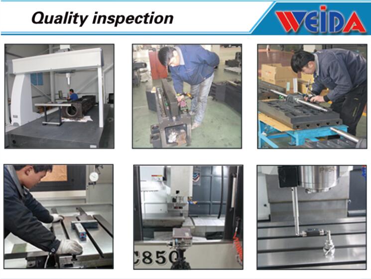 VMC1100 high quality WEIDA cnc 3 axis cnc vertical machining center 