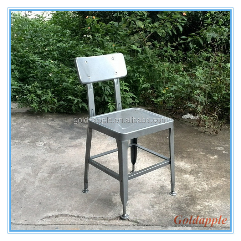 のレストランの木の椅子カフェヴィンテージ工業用椅子の金属脚ga501c純木の椅子仕入れ・メーカー・工場