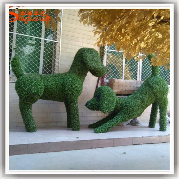 Garden Decorations Boxwood Artificial Topiary Wire Frame Bird Animal