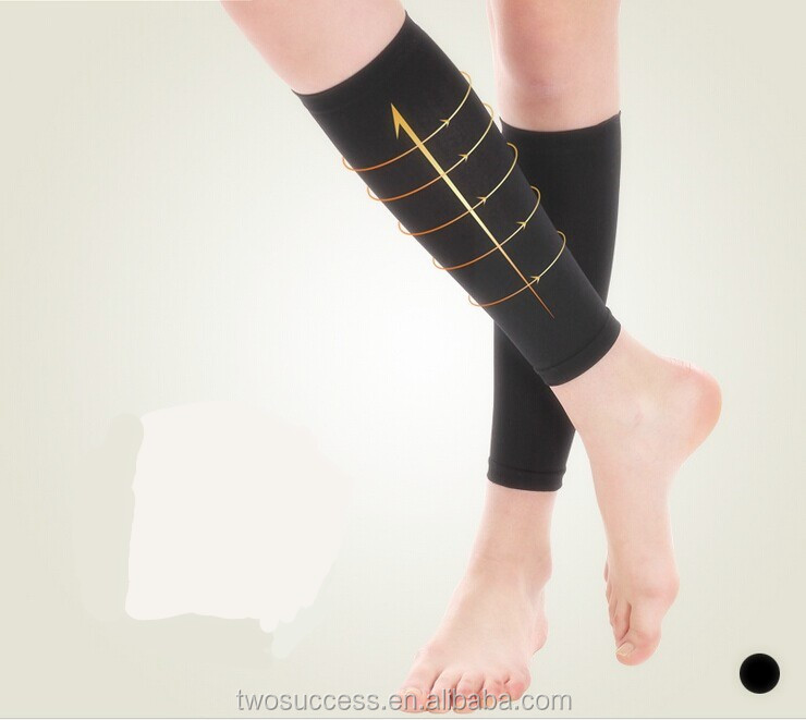 2015 Spandex Nylon compression calf sleeve leg support basketball sleeve