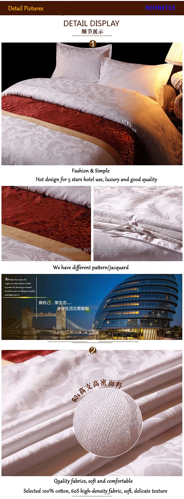 Hotel bettwäsche hersteller für tagesdecken für hotel/bettlaken ...