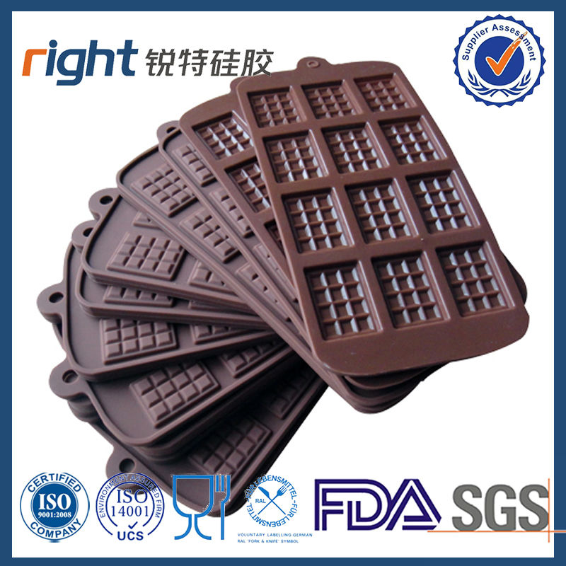 Silicone Chocolate Candy Bar Mold Mould-Chocolate