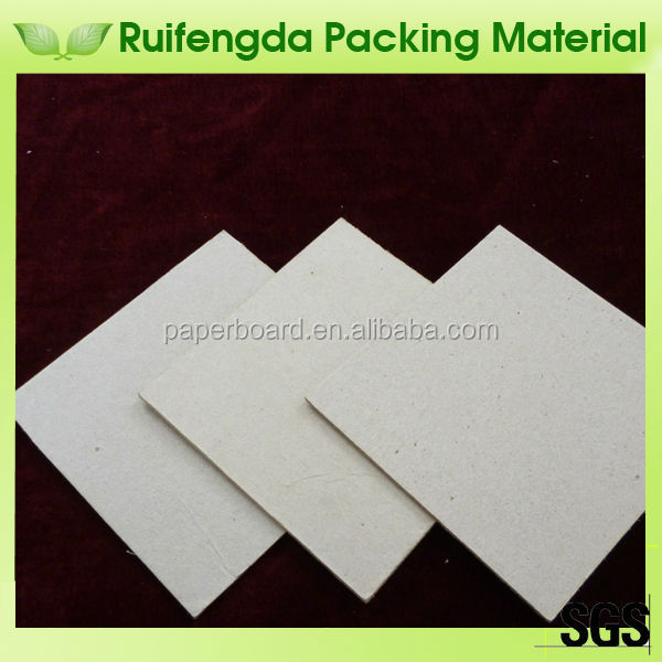 Paper insole board covered 2.5mm gray paper board board