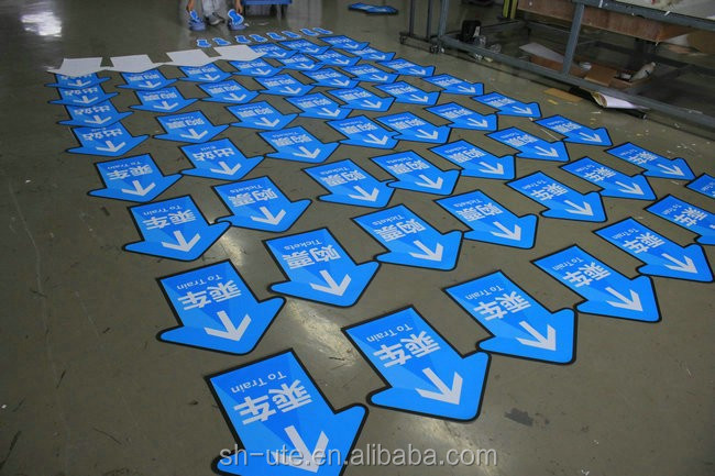 Custom Die Cut Vinyl Floor Graphics Garage Floor Decals View