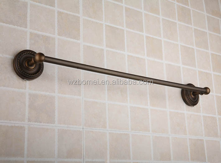真鍮アンティークアメリカンスタイルの浴室の付属品セットシングルタオルバー仕入れ・メーカー・工場