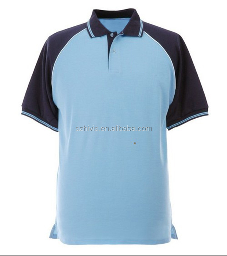New Arrival Custom Fashion Cheap Uniform Promotiona Two-tone Polo Shirts - Buy Two-tone Polo