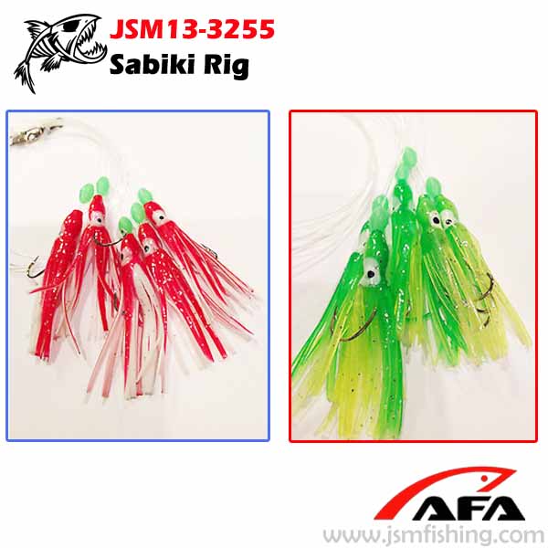 Sabiki Rig/squid Hooks Fishing Baits/ Rigs Catcher Mackerel Sardines