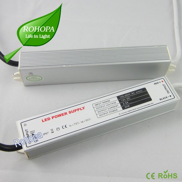 Ac100-250v led電源ledトランス30ワット出力12ボルト2.5a仕入れ・メーカー・工場