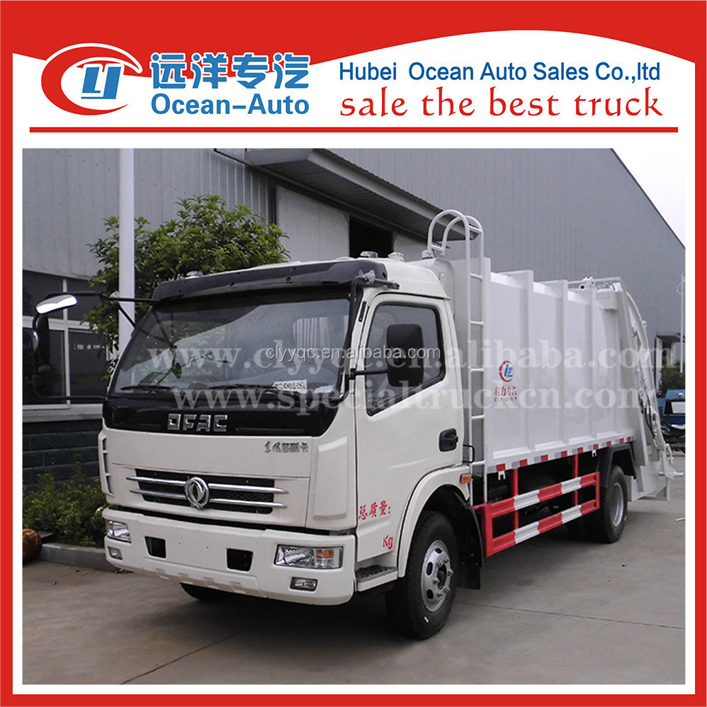 china factory dongfeng 8000l compactor rubbish truck