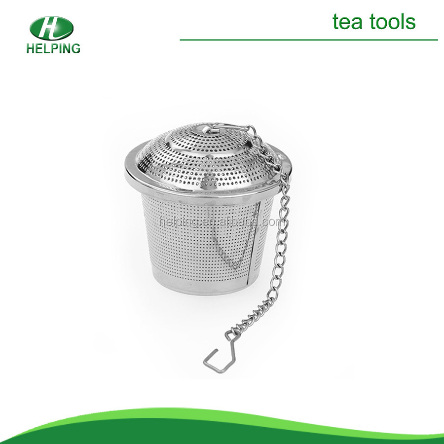 銀かわいいバケット形状ステンレス鋼の茶注入器仕入れ・メーカー・工場